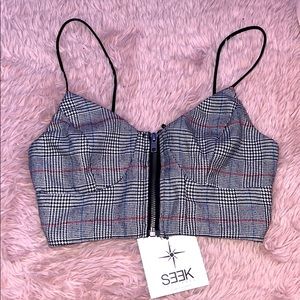 XS crop top corset sexy seek the label